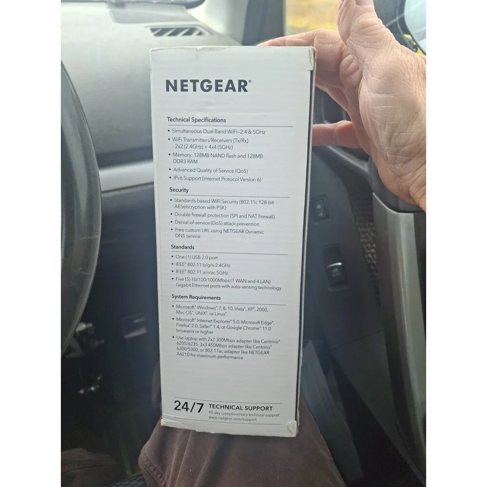 Netgear Nighthawk AC1750 WiFi Router WiFi 5 Model R6350 - Picture 6 of 6
